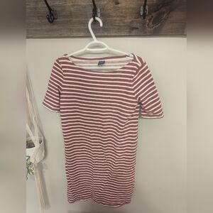 Gap Striped Cotton Maternity Dress